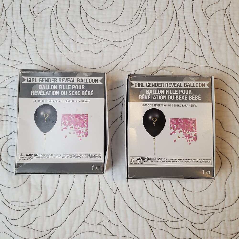 *2 Available* "It's A Girl" Gender Reveal 36" Balloon Kit Creative Converting